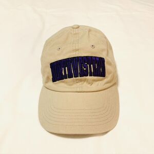 Northwestern Tan Strapback Hat – Top of the World Headwear – Adjustable